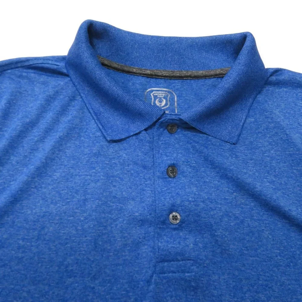 Architect Golf‎ Polo Shirt Mens Medium Blue Short Sleeve